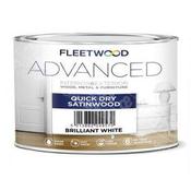 Fleetwood  Advanced Quick Drying Satinwood Brilliant White 500Ml