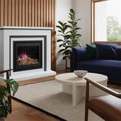 Evonic Astwood Floor Standing Suite With C800 Electric Fire &amp; Surround