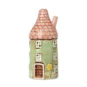 Ceramic Round T-Light Holder Green image