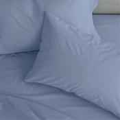 Percale Non Iron Lansfield Blu Pillowcase Housewife/Standard X2 image