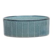 Scruffs Reactive Glaze Teal Food Bowl 19Cm