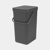 Brabantia Waste Bin Sort &amp; Go Grey 16L image