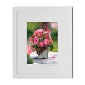 Pink Petals &amp; Berries White Framed Art Print 33X28cm image