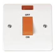 Click Mode 45A 1 Gang Single Cooker Outlet + Neon