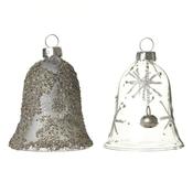Heaven Sends Glass Bell Baubles Assorted