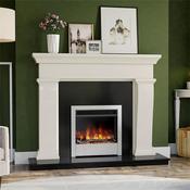 Henley Stoves Aurora 22 Silver Electric Fire image