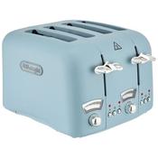 Delonghi Argento Flora 4 Slice Toaster Blue image