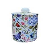Shannonbridge Pottery Covered Sugar Butterfly Garden