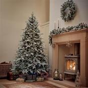 Signature Collection Frosted Icelandic Fir Tree  8.5Ft With 800 Color Changing Led Lights image
