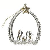 Hanging Glass Nativity Scene image