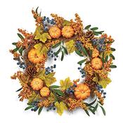 Premier Autumn Wreath With Berries 55Cm image