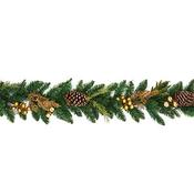 Premier Gold Leaf And Berry Garland 1.8M image