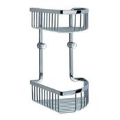 Smedbo Corner Double Shower Basket