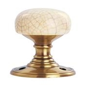 Carlisle Delmain Bronze Porcelain Knob Wc Door Pack