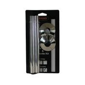 Trojan Pipe Cover &amp; Rosette 22Mm Chrome 2 Pack