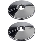 Easi Plumb 0.5" Chrome Plated Pipe Hole Trims Pack Of 2