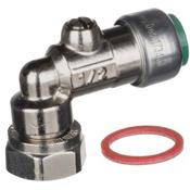 Easi Plumb 0.5" Pushtite Elbow Pattern Service Valve