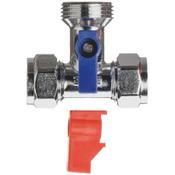 Easi Plumb Single Tee Pattern Washing Machine Valve