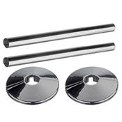 Easi Plumb Towel Rail Pipe Cover Kit Chrome