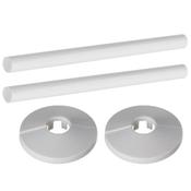 Easi Plumb Towel Rail Pipe Cover Kit White