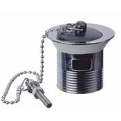 Easi Plumb 1.25" Slotted Basin Waste Poly Plug &amp; Chain