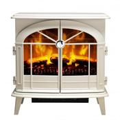 Dimplex Fullerton Optiflame Electric Stove Matt White