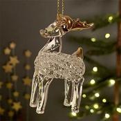 Glass Hanging Reindeer 6.5Cm image