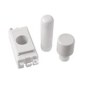 Click Grid Pro 1 Module Dimmer Mounting Kit White