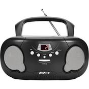 Groov-E Portable Cd Player Boombox With Am/Fm Radio Black image