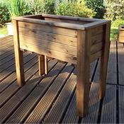 Charles Taylor Wiltshire Raised Planter (Treated &amp; Oiled) Medium