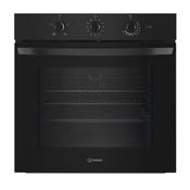 Indesit Black Single Oven Click &amp; Clean image
