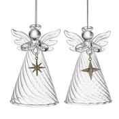 Glass Angels Holding Stars 10Cm Assorted image