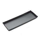 Kitchencraft Masterclass Rectangular Flan Tin Non Stick Carbon Steel