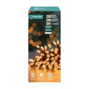 Premier 200 Leds Multi Action Battery Lights With Timer Vintage Gold