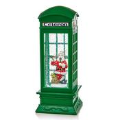 Green Telephone Santa Water Spinner 27Cm image