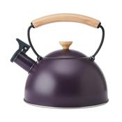 La Cafetiere Whistling Kettle Wood Handle Purple 1.6L
