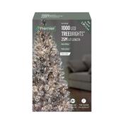 Premier 1000 Multiaction Led Treebrights Warm White With Timer And Clear Cable