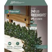 Treebrights 240 Garland White Leds Multiaction 6M image