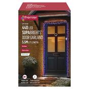 Premier 440 Leds Supabright Door Garland Rainbow  5.5M image