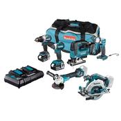 Makita Brushless Lxt 6 Piece Combo Kit 18V 3 X 5.0Ah Li-Ion