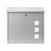Burg Wachter Aire Post Box Silver