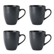 Mikasa Jardin Midnight Mugs 4 Piece