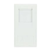 Click New Media Rj45 Cat-6 Outlet Module White