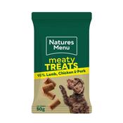Natures Menu Dog Treat Lamb Chicken And Pork 50G image