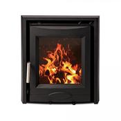 Mazona Portland Inset Multifuel Stove Black Enamel 5Kw image