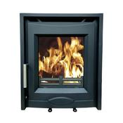 Mazona Portland Inset Multifuel Stove Matt Black 7Kw image