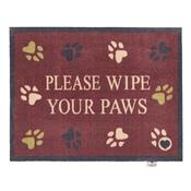 Hug Rug Wipe Your Paws Burgundy Mat 65X85cm image