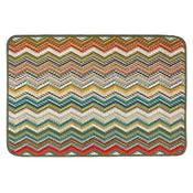My Mat Candy Multi Green Zig Zag Mat 50X75cm image
