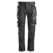 Snickers 6241 Allroundwork Stretch Trousers Holster Pockets Grey/Black Size 46