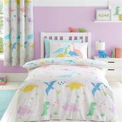 Dinosaur Friends Natural Duvet Set Double image